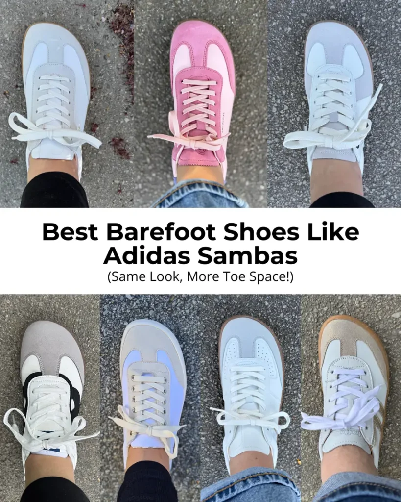 Barefoot shoes that look like Adidas Samba