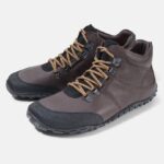 Brown barefoot hiking shoes, product photo