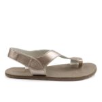 Beige barefoot toe loop sandals, product photo